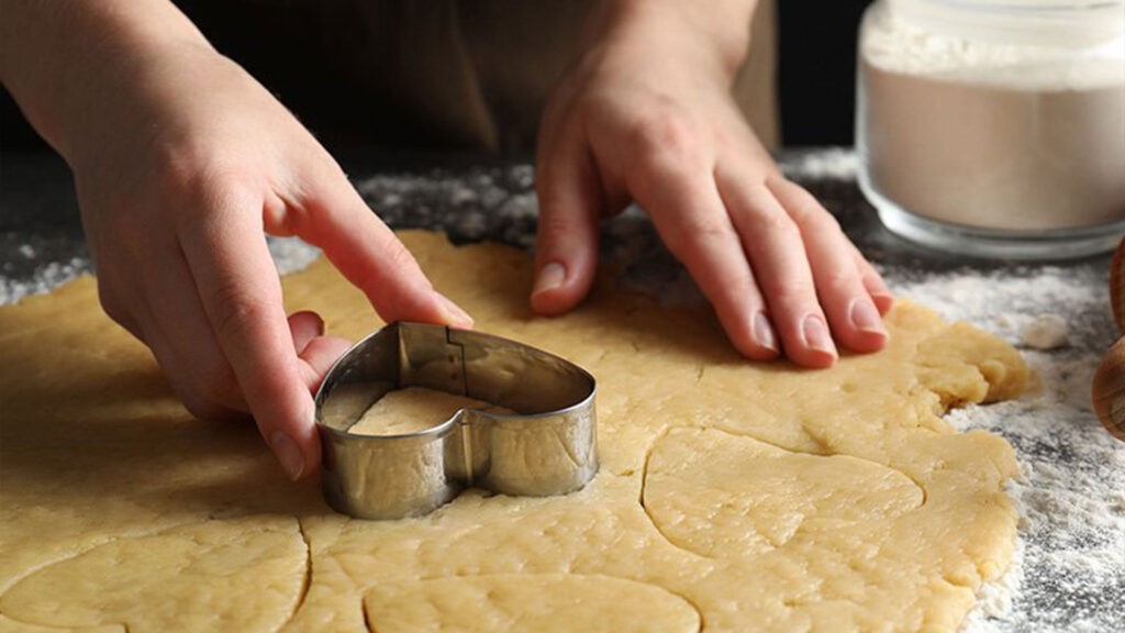 Baking cookies on Cookie Sheet